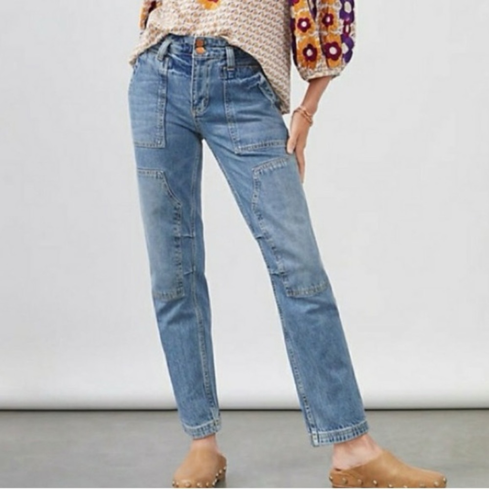 Pilcro “The Wanderer”‎ Utility Straight Leg Denim